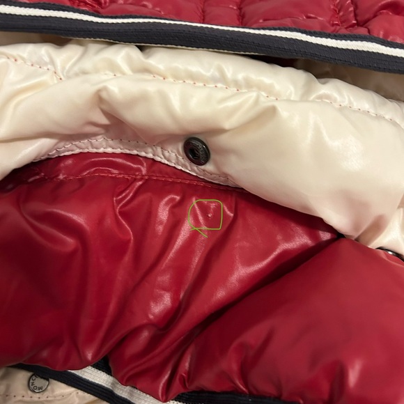 Moncler Red Down Jacket - Picture 11 of 11